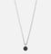 Saint Morta Onyx Round Pendant Chain White Gold