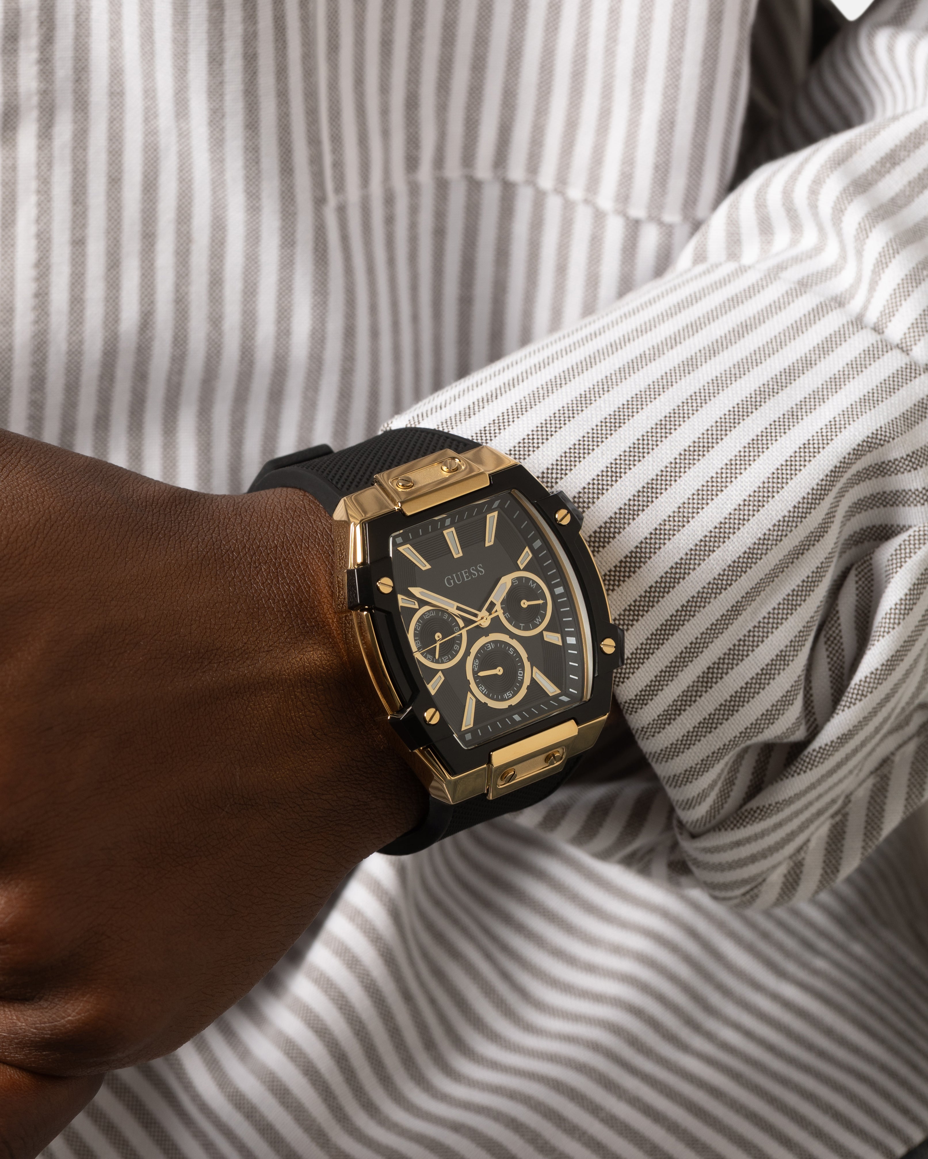 Guess Mainline Phoenix Watch Black | Culture Kings US