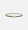 Philipp Plein Plein Tennis Royal Black Crystal Bracelet Gold