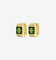 Guess Mainline Rebel Moon 12MM Striped Earrings Gold