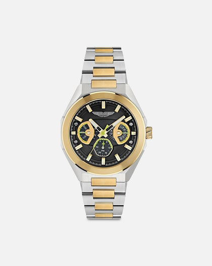 Aston Martin TKS Two Tone Bracelet Watch Black
