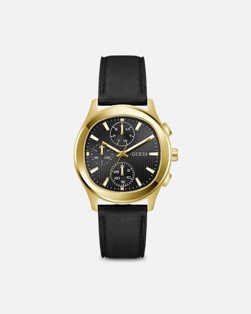 Guess Mainline Palmer Watch Black/Gold