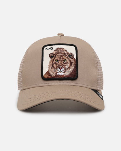 Goorin Bros The King Lion Trucker Snapback Khaki