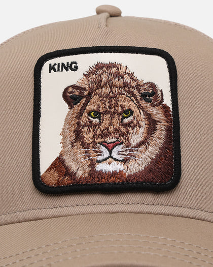 Goorin Bros The King Lion Trucker Snapback Khaki