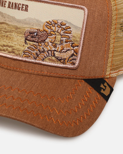 Goorin Bros Lone Ranger Trucker Snapback Tan
