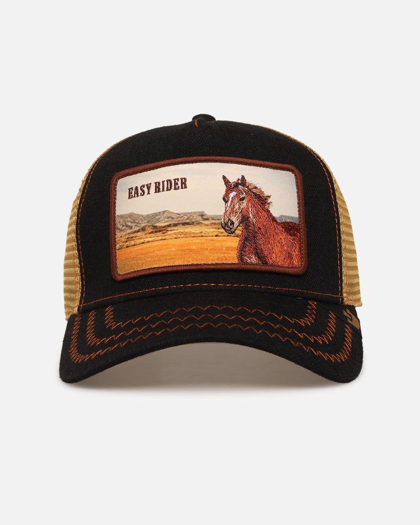 Goorin Bros Easy Rider Trucker Snapback Black | Culture Kings US