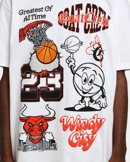 Goat Crew Windy City All Over T-Shirt White