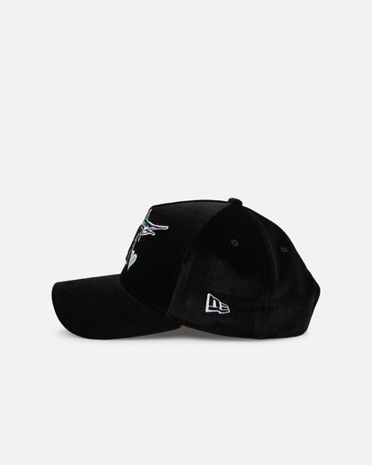 New Era Florida 'Velvet Hearts' 9FORTY A-Frame Snapback Marlins Black