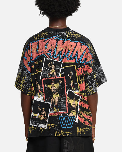 Culture Kings X WWE Hulk Hogan All Over Print T-Shirt Black