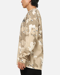 Carre Deserted Long Sleeve T-Shirt Brown Camo