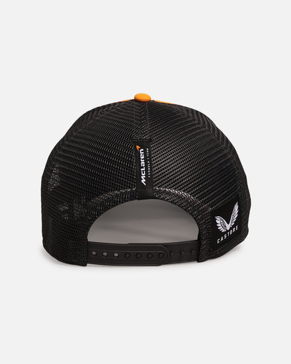 New Era X McLaren Racing 9SEVENTY Trucker Snapback Medium Orange