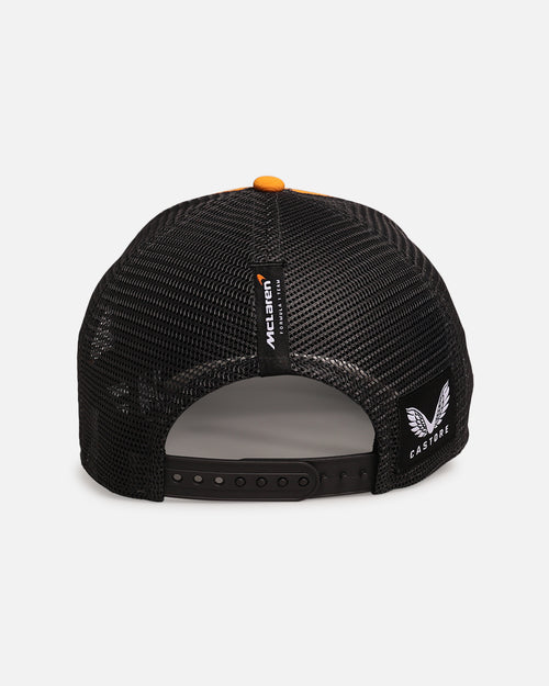 New Era X McLaren Racing 9SEVENTY Trucker Snapback Medium Orange