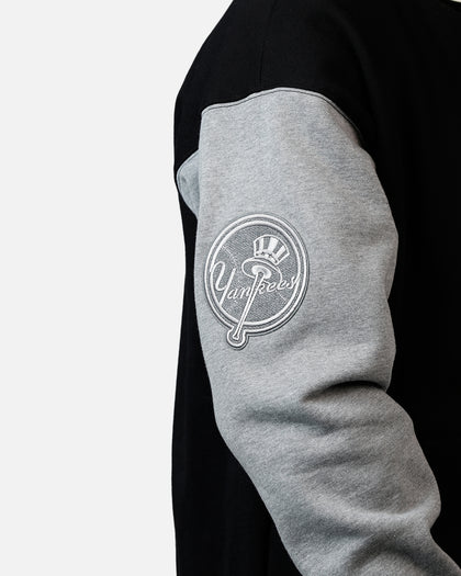 Pro Standard New York Yankees Reverse French Terry Hoodie Black/Grey