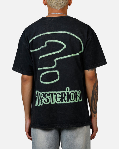 73Studio x South Park Mysterion Heavyweight T-Shirt Black Acidwash