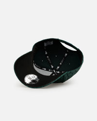 New Era New Era X Culture Kings 'Croc Skin 2.0' 9FORTY A-Frame Snapback Dark Green