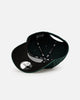 New Era New Era X Culture Kings 'Croc Skin 2.0' 9FORTY A-Frame Snapback Dark Green