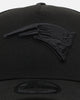 New Era New England Patriots 'Black on Black' 9FORTY A-Frame Snapback Black/Black