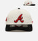 Pro Standard Atlanta Braves 'Signature Suede' Pro Pinch Strapback Off White/Black