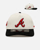 Pro Standard Atlanta Braves 'Signature Suede' Pro Pinch Strapback Off White/Black