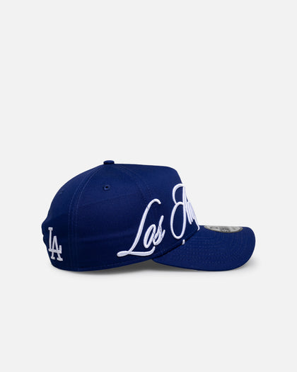 New Era Los Angeles Dodgers "Calligraphic" 9Forty A-Frame Snapback Dark Blue