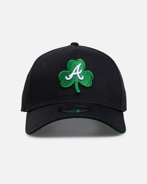 New Era Atlanta Braves 'St.Patrick's Day' 9FORTY A-Frame Snapback Black/Green