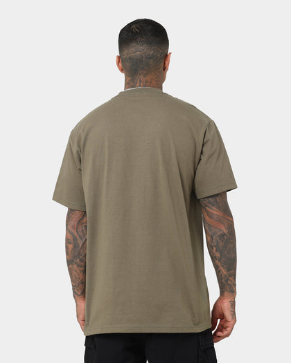 Goat Crew The World Is Yours T-Shirt Military Green