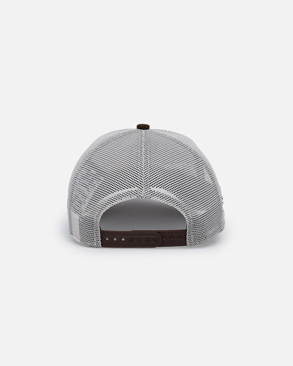 New Era San Diego Padres 9FORTY A-Frame Trucker Snapback Chrome/Walnut