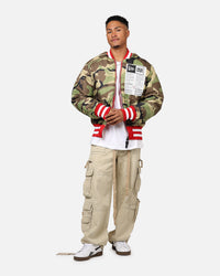 New Era X Alpha Series X MLB Philadelphia Phillies MA-1 Bomber Jacket Red