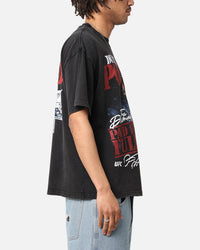UFC By Culture Kings Dustin Poirier Paid In Full Vintage T-Shirt Black Acidwash