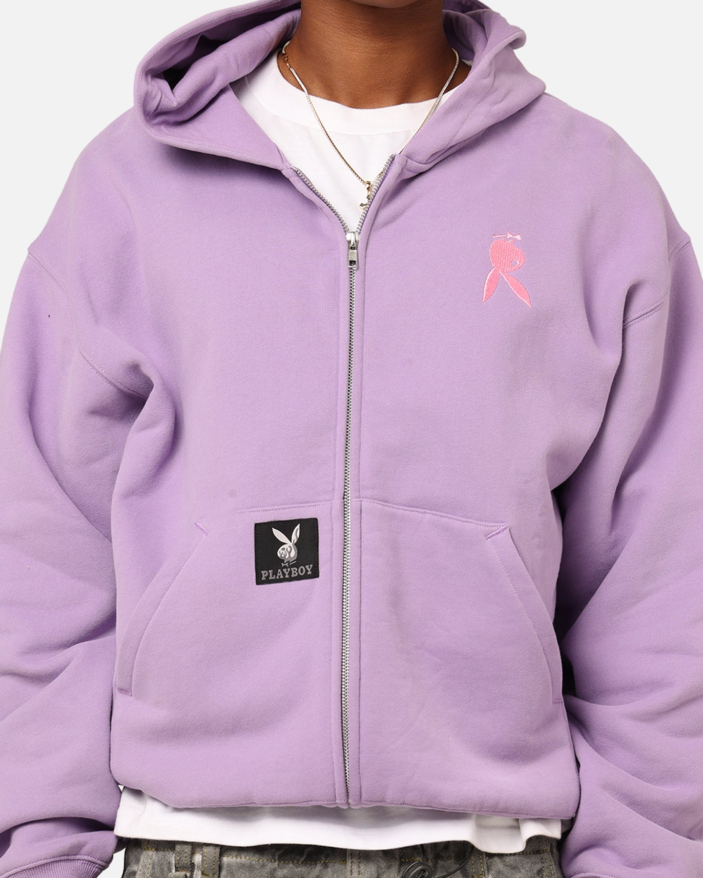 Playboy By Culture Kings Roughboy Full Zip Hoodie Purple | Culture