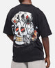 Ed Hardy Catcher T-Shirt Black Acidwash