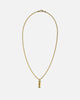 Guess Mainline True Spirit Crystal Tag Necklace Gold