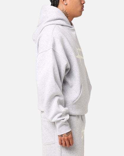 Loiter Hybrid Hoodie Grey Marle