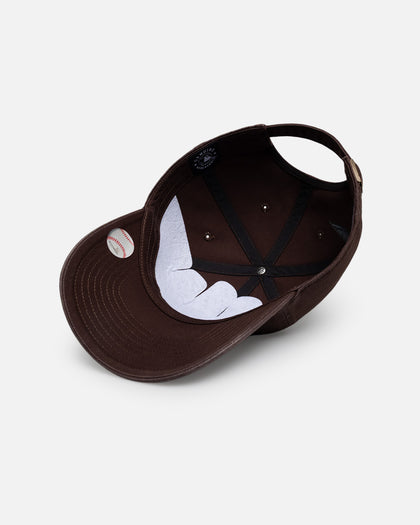 47 Brand New York Yankees "Mocha" Clean Up Strapback Brown