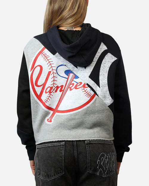 New Era Women's New York Yankees Team Split Hoodie Navy/Grey