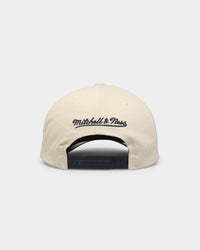 Mitchell & Ness Brooklyn Nets 'Vintage Cream' Pro Crown Snapback Cream