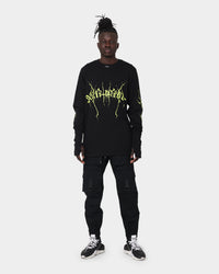 The Anti Order Youthquake Legion Long Sleeve T-Shirt Black/Green