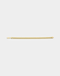 House Of Auric 7mm Cuban Bracelet 18k Gold Vermeil