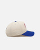 Mitchell & Ness New York Knicks 'Pink Team Logo' Pro Pinch Snapback Off White