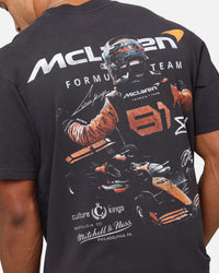 Mitchell & Ness X Mclaren Oscar Piastri Victory T-Shirt Faded Black