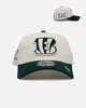 New Era Cincinnati Bengals 'Evergreen 2.0' 9FORTY A-Frame Snapback Chrome/Dark Green