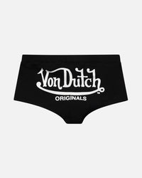 Von Dutch Women's Mini Booty Shorts Black