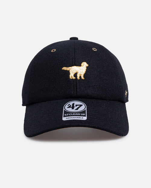 47 Brand Golden Retriever Wool 47 Clean Up Strapback Black