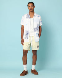 Carré Fragment Button Up Shirt White