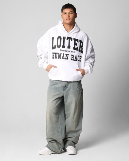 Loiter Training Day Hoodie White