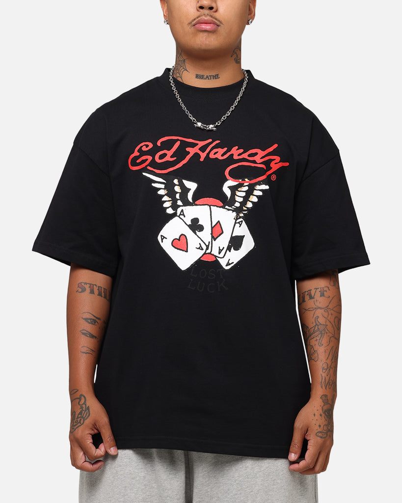 Ed Hardy Lost Luck T-Shirt Black | Culture Kings US