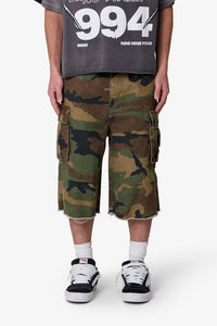 MNML Ultra Baggy Cargo Shorts Camo