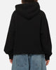 S Double Brush Pullover Hoodie Black