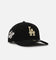 New Era Los Angeles Dodgers 'Gold Medal Badge' 9FORTY A-Frame Snapback Black/White/Green