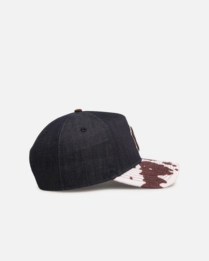 New Era New York Yankees 'Denim Cowhide' 9FORTY A-Frame Snapback Navy
